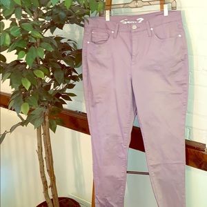 Seven7 brand Lilac Open Cuff Skinny Jean